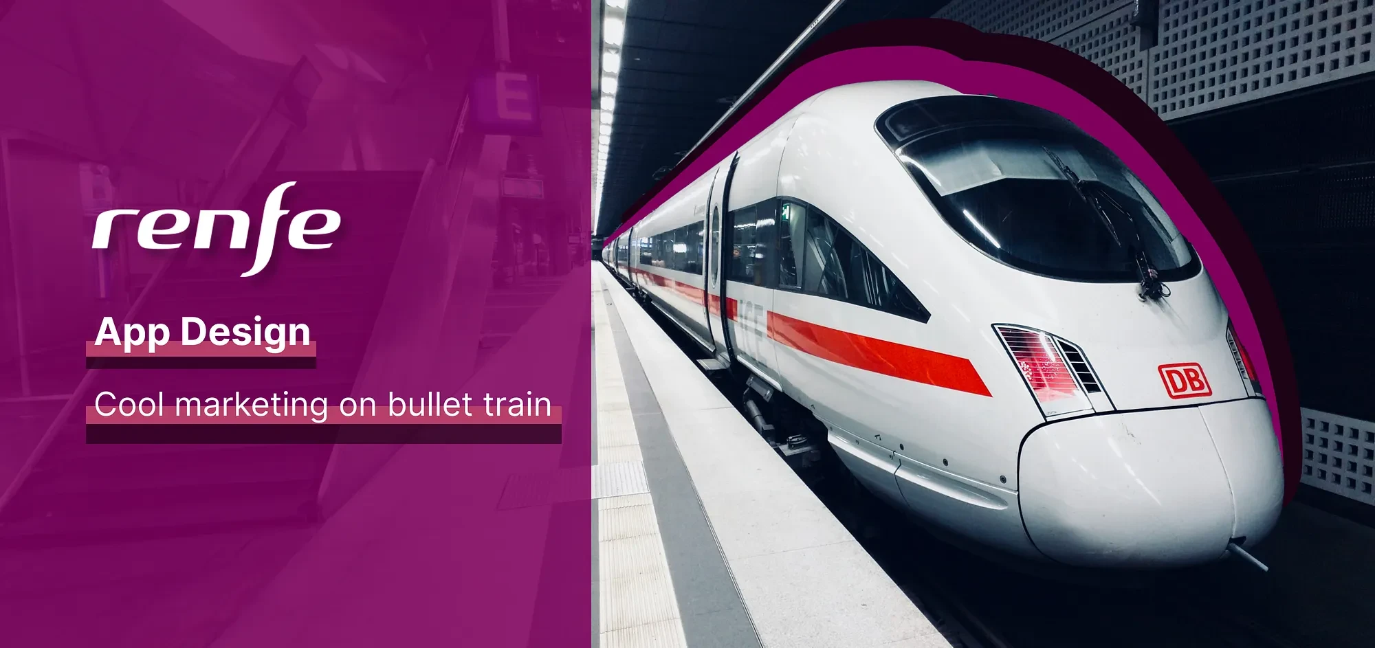 Renfe app — current home screen showing the purchase funnel