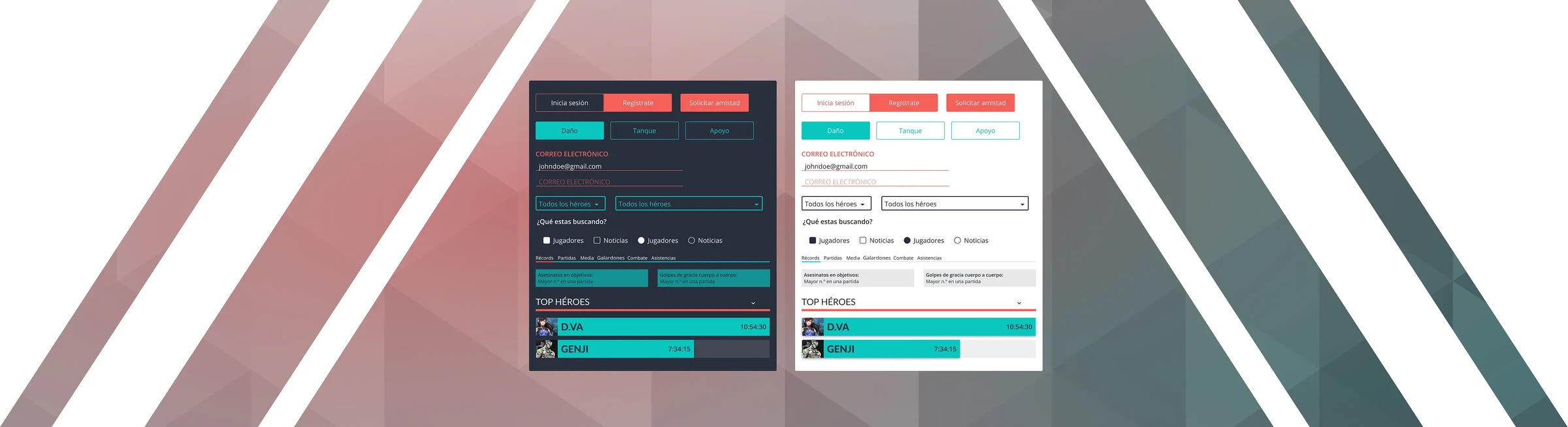 LinkSquad — UI component library: forms, inputs and interactive elements